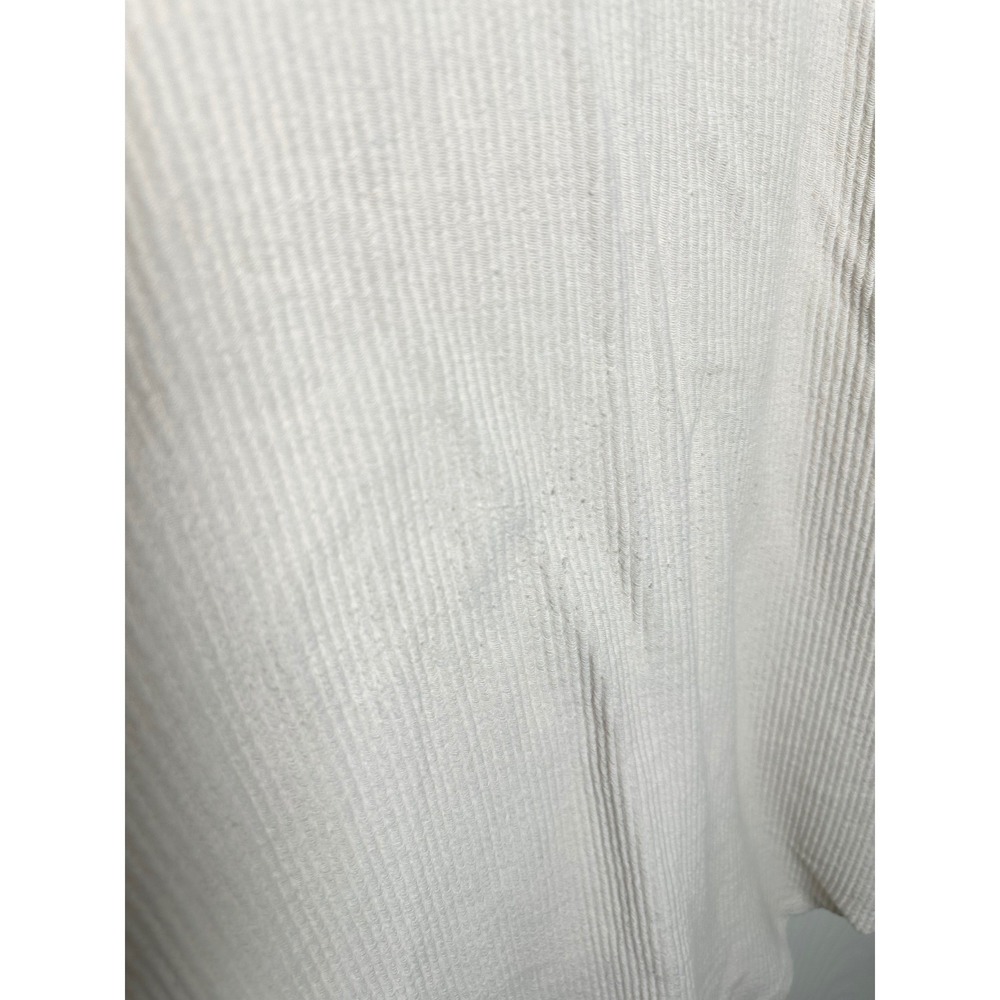 Pilcro Anthropologie Corduroy Shirt Dress Ivory Oversized Button Front S - Picture 6 of 9